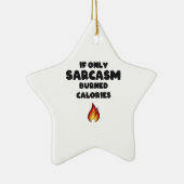 Funny Sarcasm citeert Tiener Mannen Sarcastisch Keramisch Ornament (Rechts)