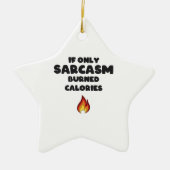 Funny Sarcasm citeert Tiener Mannen Sarcastisch Keramisch Ornament (Voorkant)