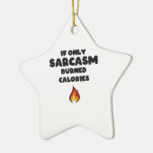 Funny Sarcasm citeert Tiener Mannen Sarcastisch Keramisch Ornament (Links)