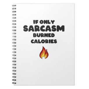 Funny Sarcasm citeert Tiener Mannen Sarcastisch Notitieboek