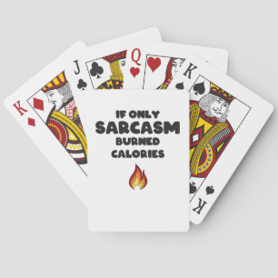 Funny Sarcasm citeert Tiener Mannen Sarcastisch Pokerkaarten