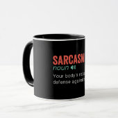 Funny Sarcasm Definition Mok (Voorkant links)