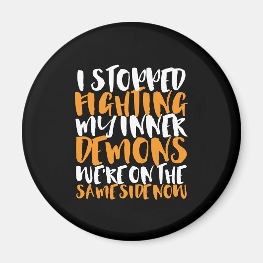 Funny Sarcasm Humor stopt met vechten tegen mijn b Magneet (Voorkant)