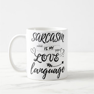 Funny Sarcasm is mijn liefdestaal Koffiemok