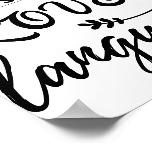 Funny Sarcasm is mijn liefdestaal Poster (Hoek)