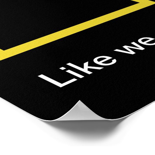 Funny Sarcasm Society Poster (Hoek)