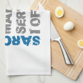 Funny Sarcasm Theedoek (Quarter Fold)