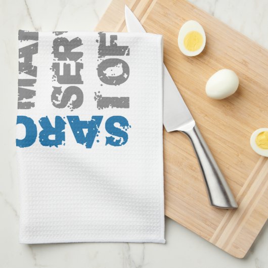 Funny Sarcasm Theedoek (Quarter Fold)