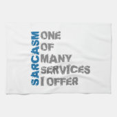 Funny Sarcasm Theedoek (Horizontaal)