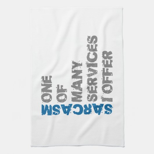 Funny Sarcasm Theedoek (Verticaal)