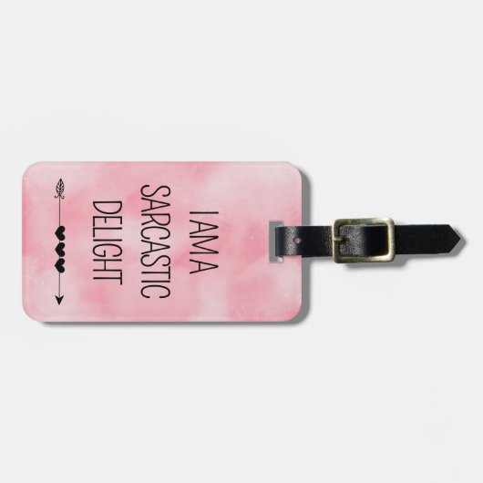 Funny Sarcasm Travel Bagagelabel (Voorkant horizontaal)