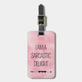 Funny Sarcasm Travel Bagagelabel (Voorkant verticaal)