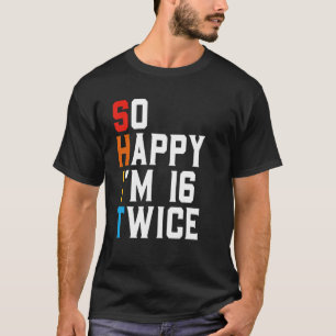 Funny Sarcastic 32 jaar oude bday Gift T-shirt