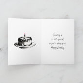 Funny Sarcastic Aging Birthday  Kaart (Binnen)
