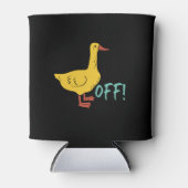 Funny Sarcastic Animal Pun en Humor Duck off Blikjeskoeler (Voorkant)