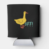 Funny Sarcastic Animal Pun en Humor Duck off Blikjeskoeler (Achterkant)