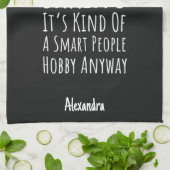 Funny Sarcastic Baking Lover Gifts Baker Custom Theedoek (Gevouwen)