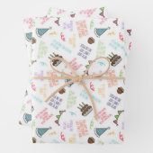 Funny Sarcastic Birthday Gift Wrap Inpakpapier Vel (In situ)