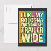 Funny Sarcastic Camper - Rednek Camping Briefkaart (Voorkant / Achterkant)