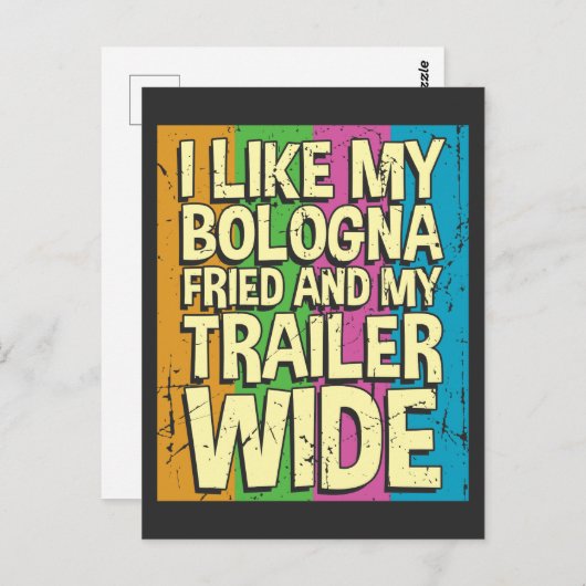 Funny Sarcastic Camper - Rednek Camping Briefkaart (Voorkant / Achterkant)