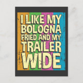 Funny Sarcastic Camper - Rednek Camping Briefkaart (Voorkant)