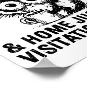 Funny Sarcastic Cat I Feel Like Work Got Custody O Poster (Hoek)