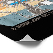 Funny Sarcastic Cat I Feel Like Work Got Custody O Poster (Hoek)