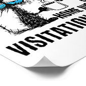 Funny Sarcastic Cat I Feel Like Work Got Custody O Poster (Hoek)