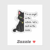 funny sarcastic cat stickers (Vel)