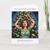 Funny Sarcastic Christmas Humor Kaart (Voorkant)