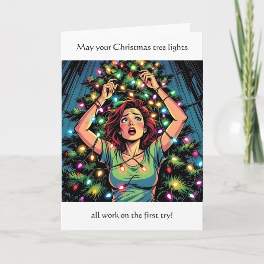 Funny Sarcastic Christmas Humor Kaart (Voorkant)