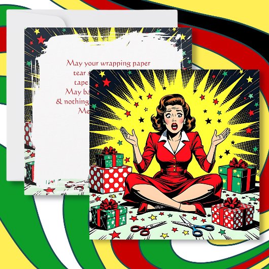 Funny Sarcastic Christmas Humor Kaart