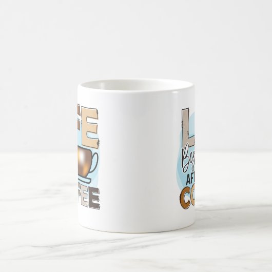 Funny Sarcastic Coffee citeert koffie Mok (Center)