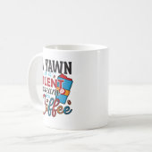 Funny Sarcastic Coffee citeert koffie Mok (Voorkant links)