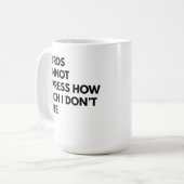 Funny Sarcastic Coffee Mug for Office Workers Koffiemok (Voorkant links)