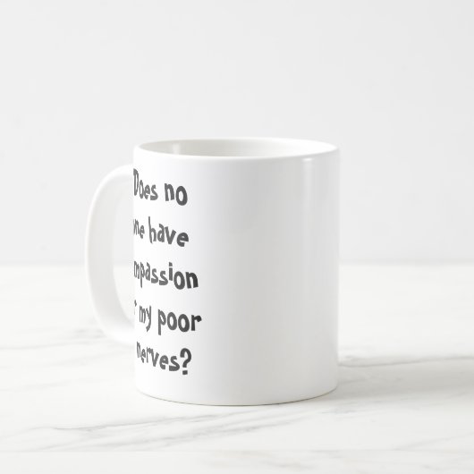 Funny Sarcastic Coffee Mug Koffiemok (Voorkant links)