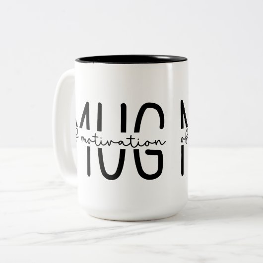 Funny Sarcastic Coffee Two-Tone Coffee Mok (Voorkant links)