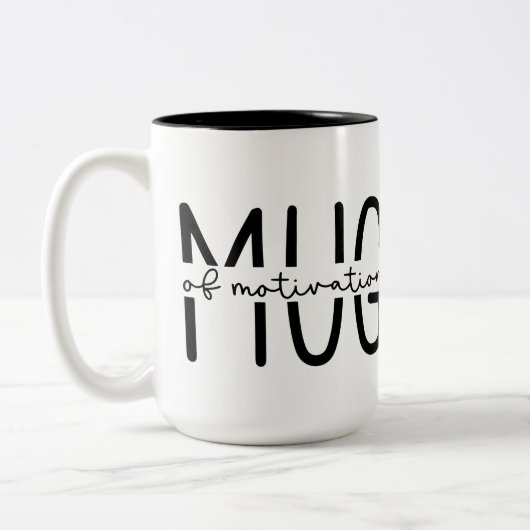 Funny Sarcastic Coffee Two-Tone Coffee Mok (Links)