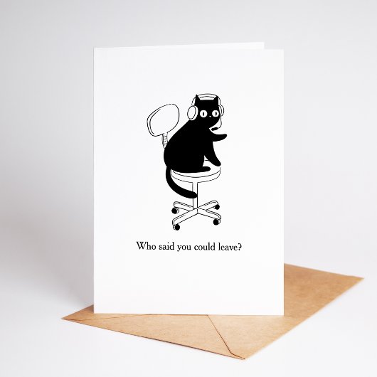 Funny & Sarcastic Congratulations on New Job Card Kaart