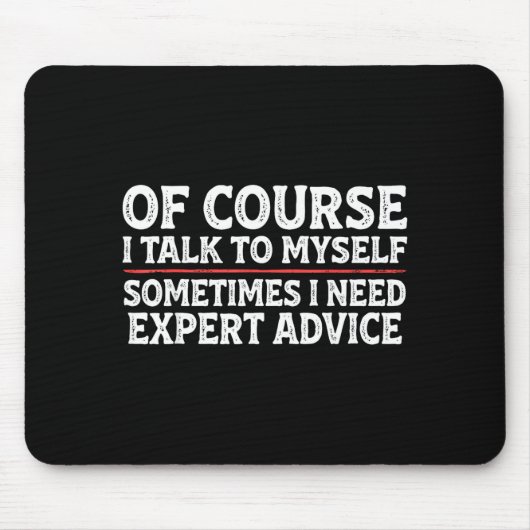 Funny Sarcastic Dad Joke Grandpa Of Course I Talk Muismat (Voorkant)