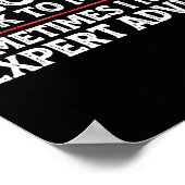 Funny Sarcastic Dad Joke Grandpa Of Course I Talk Poster (Hoek)