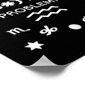 Funny Sarcastic Dear Math Quote For Women Men Vide Poster (Hoek)