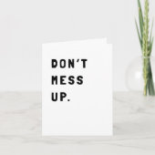 Funny Sarcastic Enmoegement Kaart (Voorkant)