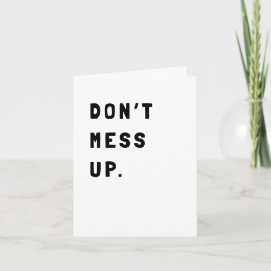 Funny Sarcastic Enmoegement Kaart (Voorkant)