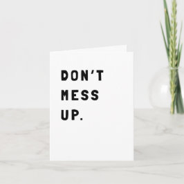 Funny Sarcastic Enmoegement Kaart