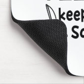 Funny Sarcastic Fishing Keeps Me Sane 1 Muismat (Hoek)