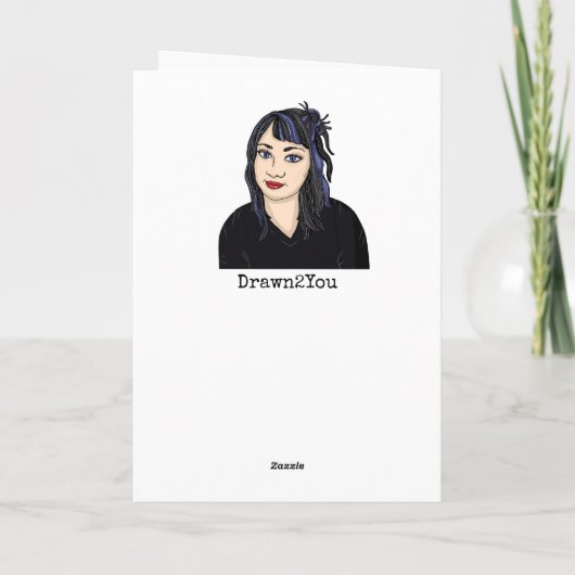 Funny Sarcastic Friendday Kaart (Achterkant)