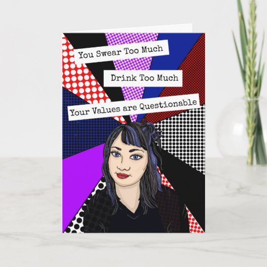 Funny Sarcastic Friendship Kaart (Voorkant)