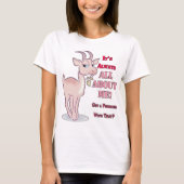 Funny Sarcastic Goat T-shirt (Voorkant)
