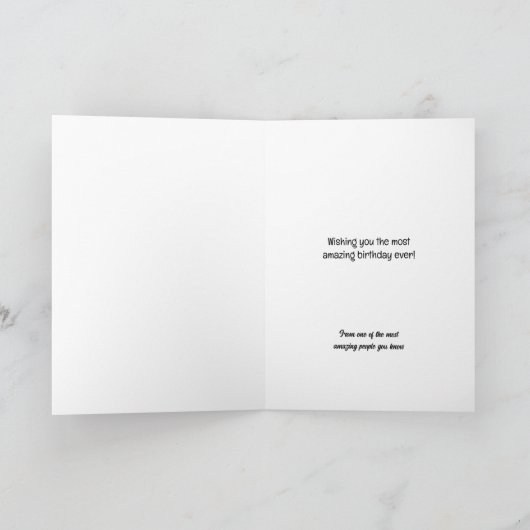 Funny Sarcastic, goed gedaan voor de geboorte. Kaart (Binnen)